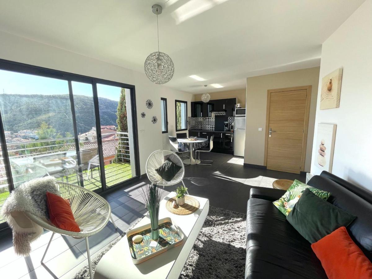 Residence Costa Vermella, Vue Mer Et Montagne Au Calme Cerbère Exteriör bild