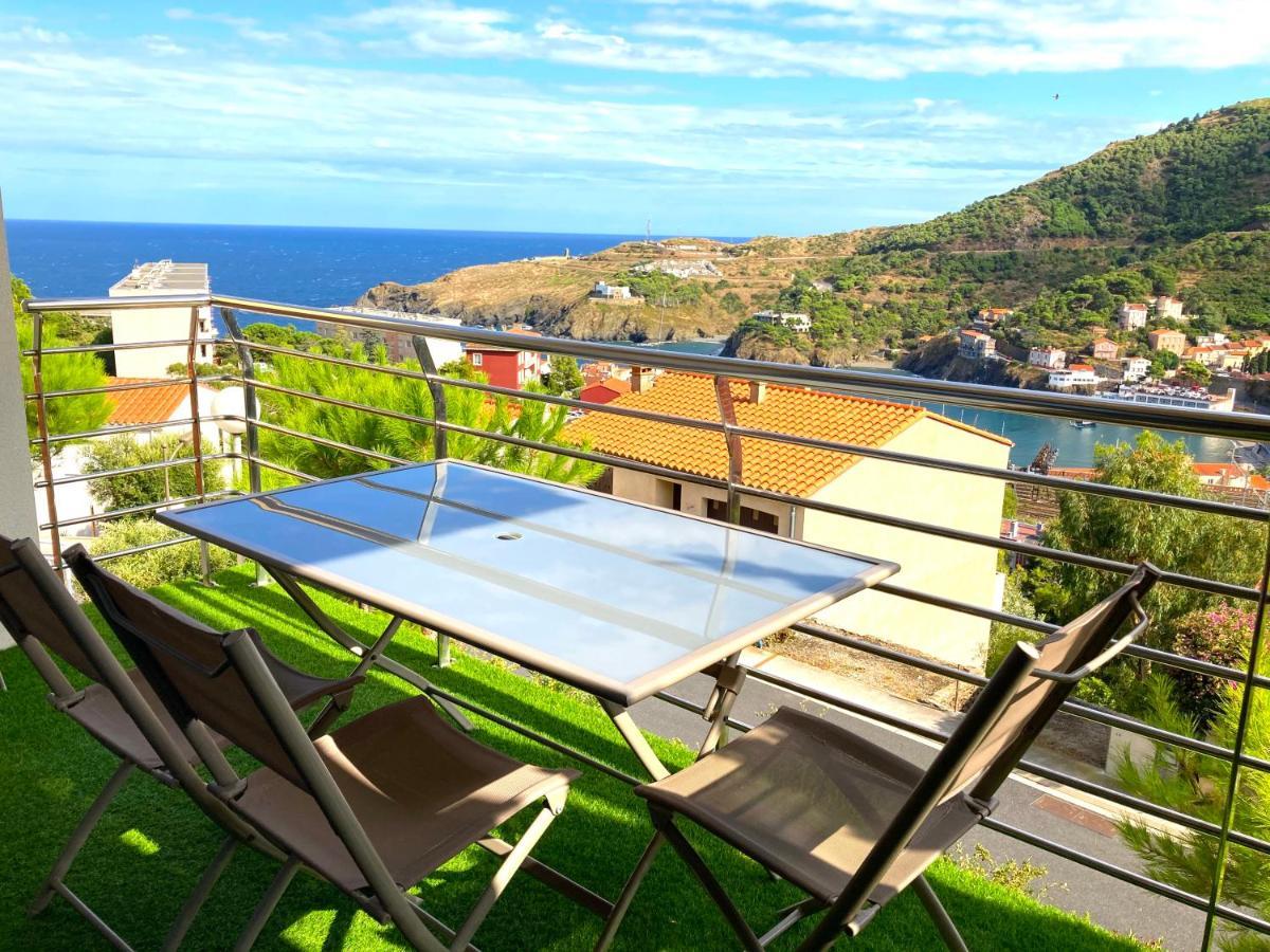 Residence Costa Vermella, Vue Mer Et Montagne Au Calme Cerbère Exteriör bild