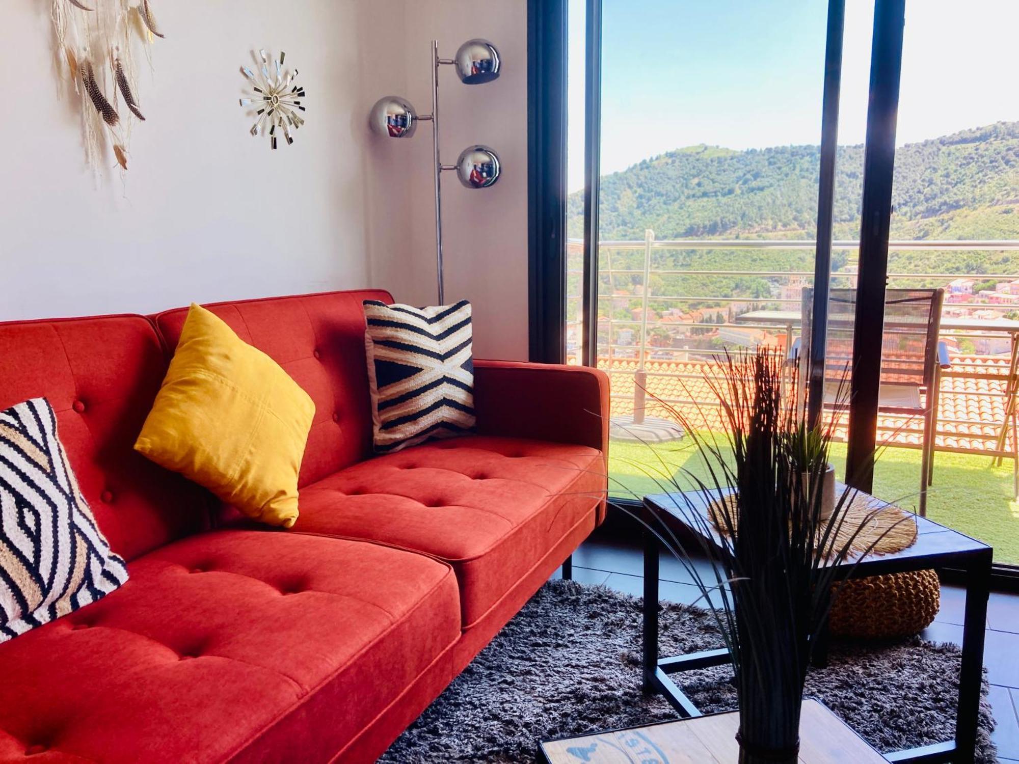 Residence Costa Vermella, Vue Mer Et Montagne Au Calme Cerbère Exteriör bild