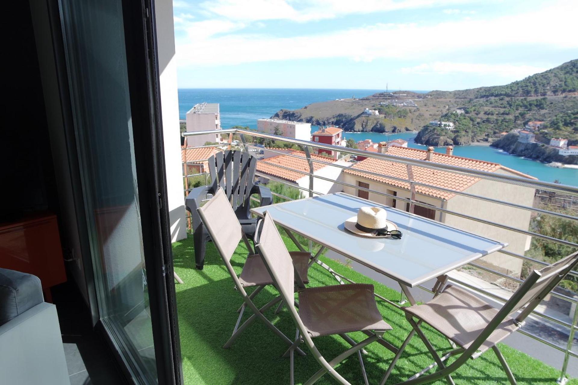 Residence Costa Vermella, Vue Mer Et Montagne Au Calme Cerbère Exteriör bild
